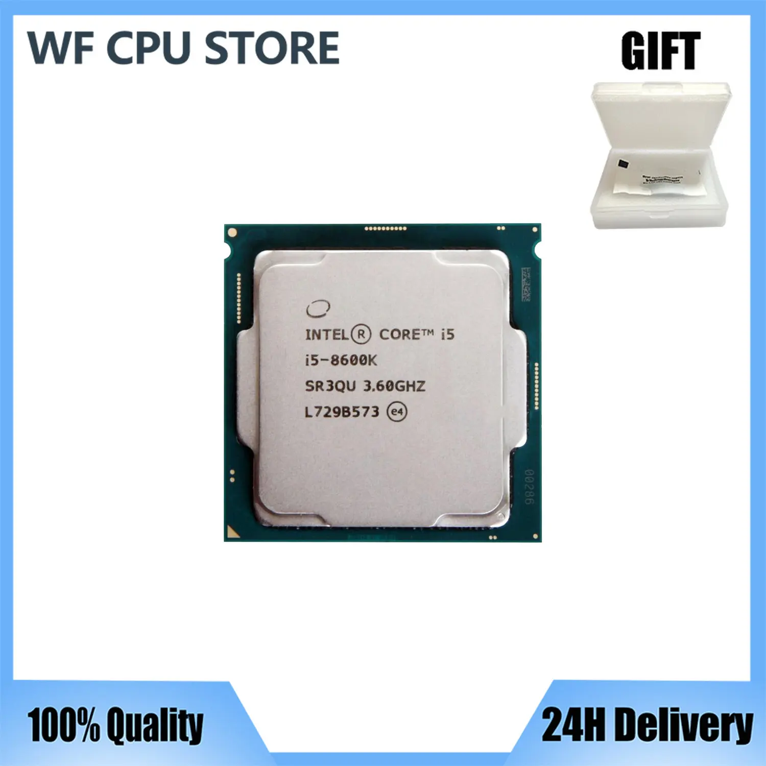 

Процессор Intel Core i5-8600K i5 8600K 3,6 ГГц шестиядерный шестипоточный процессор 9M 91W LGA 1151