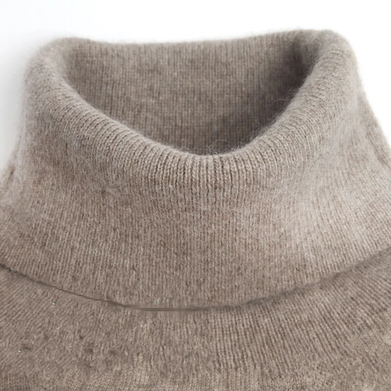 

Turtleneck Men Sweater 2022 Autumn Winter Cashmere cotton blend Pullover High Neck Sweater Man Sueter Hombre Pull Homme Hiver