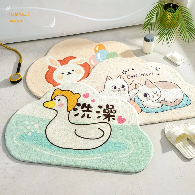 Cartoon Duck Bathroom Doormat Living Room Entrance Floor Mat Non-slip Absorbent Shower Mats Children Room Cute Decorate Carpet
Cartoon Duck Bathroom Doormat Living Room Entrance Floor Mat Non-slip Absorbent Shower Mats Children Room Cute Decorate Carpet