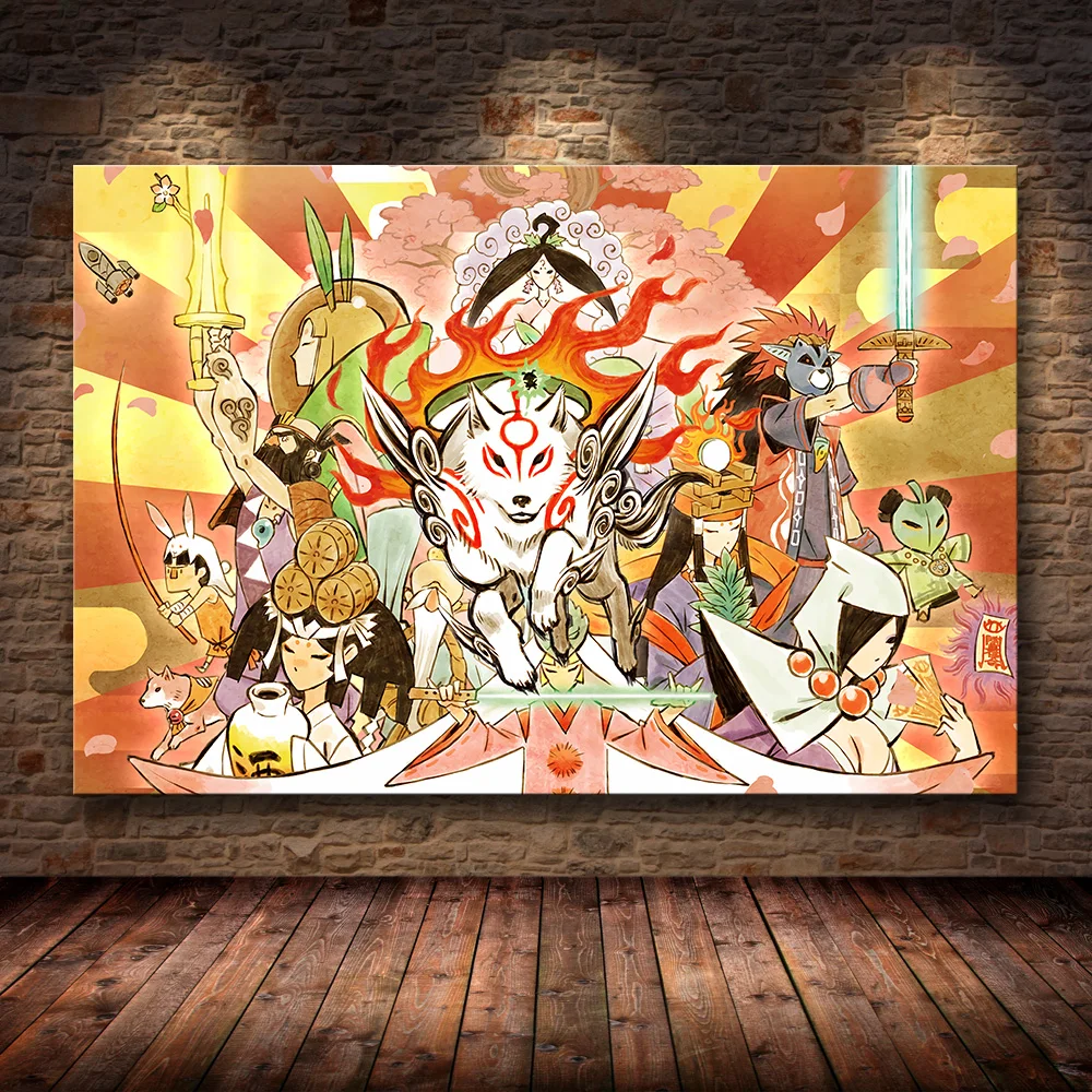 Okami HD настенное искусство, холст, плакат и печать, холст, картина, декоративная картина для спальни, домашний декор
Okami HD настенное искусство, холст, плакат и печать, холст, картина, декоративная картина для спальни, домашний декор