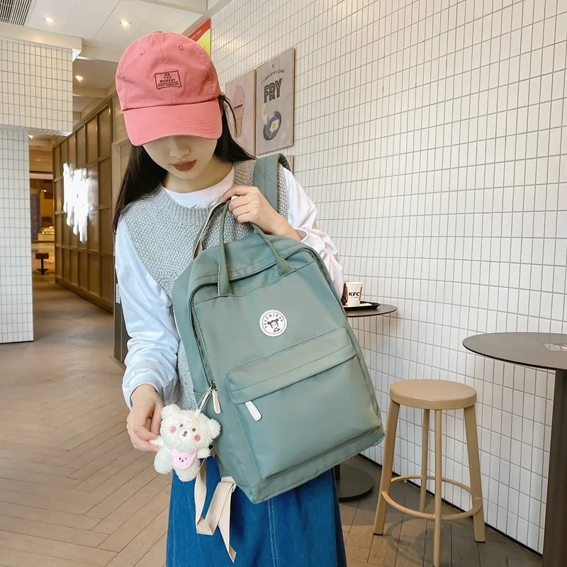 Solid Student Female Fashion Backpack Waterproof School Backpack Bag for Teenage Girls Lady Women College Laptop Book Bag
Solid Student Female Fashion Backpack Waterproof School Backpack Bag for Teenage Girls Lady Women College Laptop Book Bag