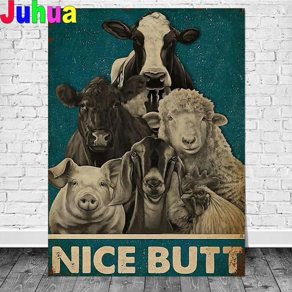 Vintage Cow Pig Dog Diamond Painting Picture of Rhinestone Embroidery Mosaic Cross Stitch kits Home Bar Pub Cafe Farm Room Decor
Vintage Cow Pig Dog Diamond Painting Picture of Rhinestone Embroidery Mosaic Cross Stitch kits Home Bar Pub Cafe Farm Room Decor