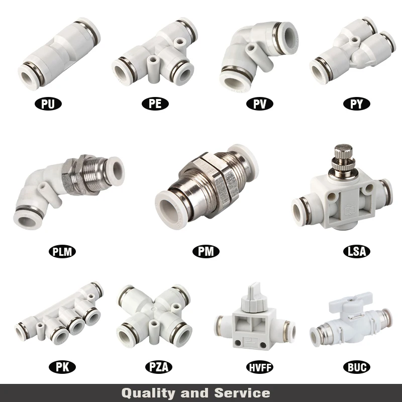 Pneumatic Fitting Better Quality High strength plastics Pipe Connectors White Fittings 6mm 8mm Adapter BSP Thread Tube Connector
Pneumatic Fitting Better Quality High strength plastics Pipe Connectors White Fittings 6mm 8mm Adapter BSP Thread Tube Connector