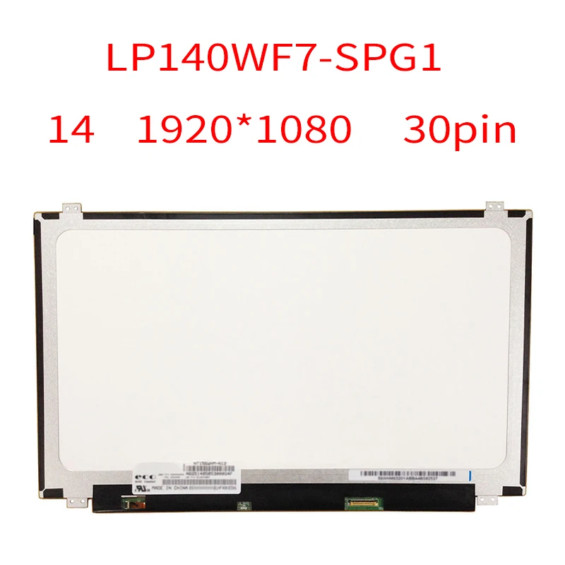 14.0" LP140WF7-SPG1 LP140WF7 SP G1 LP140WF7 (SP)(G1) FHD 1920X1080 Matrix for Laptop eDP LED Screen LCD Display
14.0" LP140WF7-SPG1 LP140WF7 SP G1 LP140WF7 (SP)(G1) FHD 1920X1080 Matrix for Laptop eDP LED Screen LCD Display
