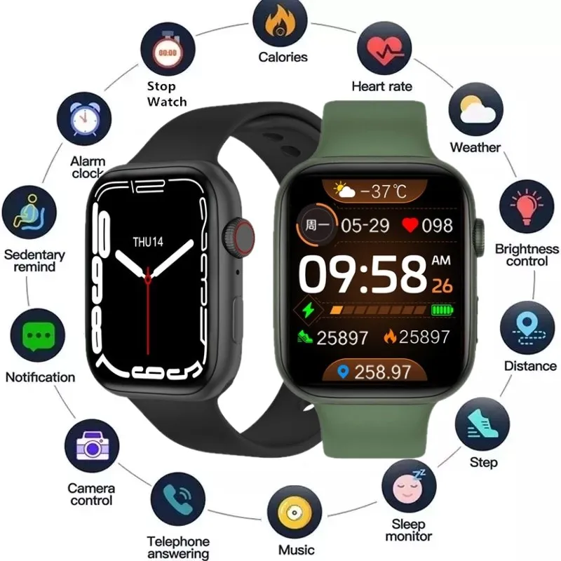 Original IWO 14 T900 Pro Max Smart Watch Blood Pressure Monitor Bluetooth Call Series 7 Smartwatch Watchs For IOS Android
Original IWO 14 T900 Pro Max Smart Watch Blood Pressure Monitor Bluetooth Call Series 7 Smartwatch Watchs For IOS Android