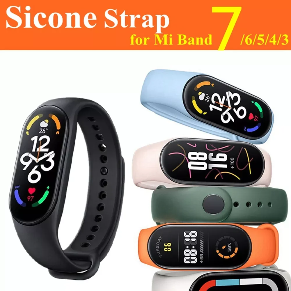 Silicone Bracelet For Xiaomi Mi Band 7 6 5 4 3 Wrist Correa Belt for Xaomi Miband 7 6 5 Wristband Straps Watch band7 Soft Strap
Silicone Bracelet For Xiaomi Mi Band 7 6 5 4 3 Wrist Correa Belt for Xaomi Miband 7 6 5 Wristband Straps Watch band7 Soft Strap