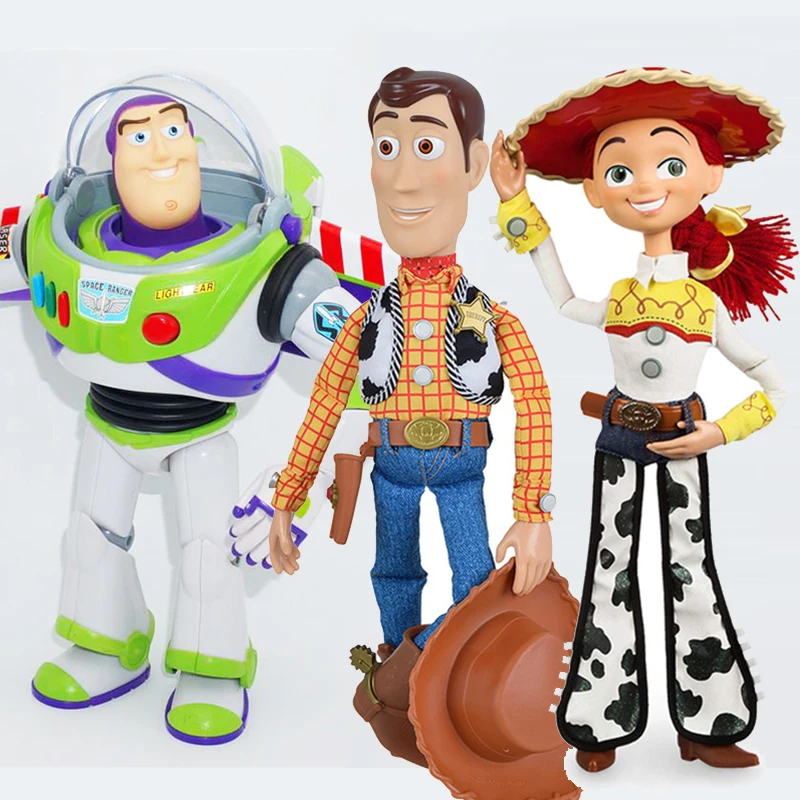 Disney Toy Story 3 4 Talking Buzz Lightyear Toy Jessie Woody Action Figure Collectible Doll Toys Christmas Gift 30cm 40cm
Disney Toy Story 3 4 Talking Buzz Lightyear Toy Jessie Woody Action Figure Collectible Doll Toys Christmas Gift 30cm 40cm