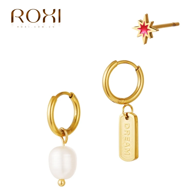 ROXI 3Pcs Different Styles Combination Earring for Women 925 Sterling Silver Enamel Pearl Wedding Jewelry Fine Pendientes Mujer
ROXI 3Pcs Different Styles Combination Earring for Women 925 Sterling Silver Enamel Pearl Wedding Jewelry Fine Pendientes Mujer
