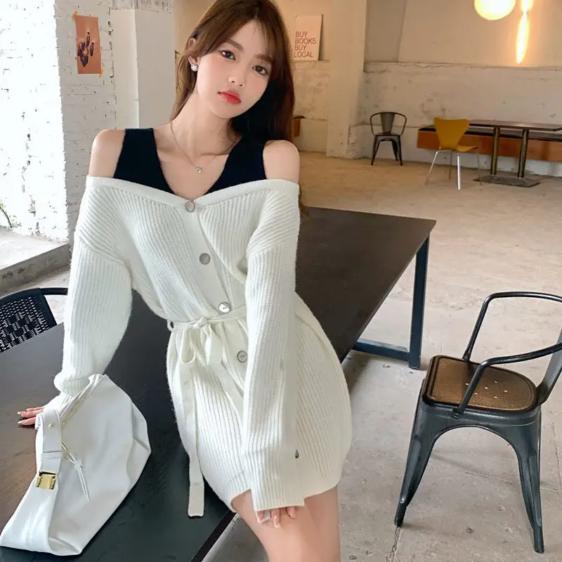 Женское Трикотажное Шерстяное платье без бретелек, контрастное шерстяное платье с рисунком, Осень-зима 2022
Женское Трикотажное Шерстяное платье без бретелек, контрастное шерстяное платье с рисунком, Осень-зима 2022