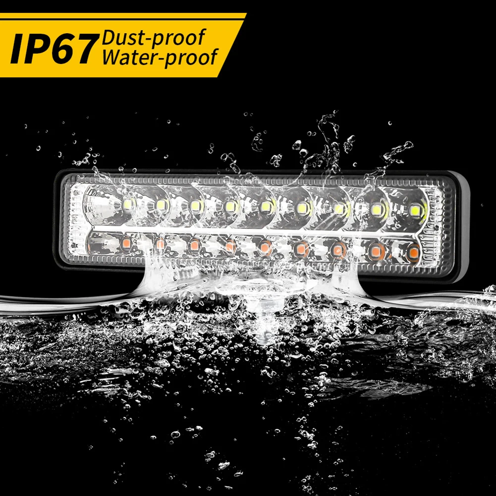 18W Light Bar/Work Light Spotlight LED Light Bar for Truck Driving Offroad Boat Portable Waterproof Emergency Flood Lights
18W Light Bar/Work Light Spotlight LED Light Bar for Truck Driving Offroad Boat Portable Waterproof Emergency Flood Lights