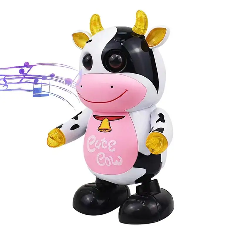 Infant Musical Toy Durable Electric Dancing Robot Cow With Light And Music Cute Child Sound Parent-Child Mutual Toy Gift For Kid
Infant Musical Toy Durable Electric Dancing Robot Cow With Light And Music Cute Child Sound Parent-Child Mutual Toy Gift For Kid