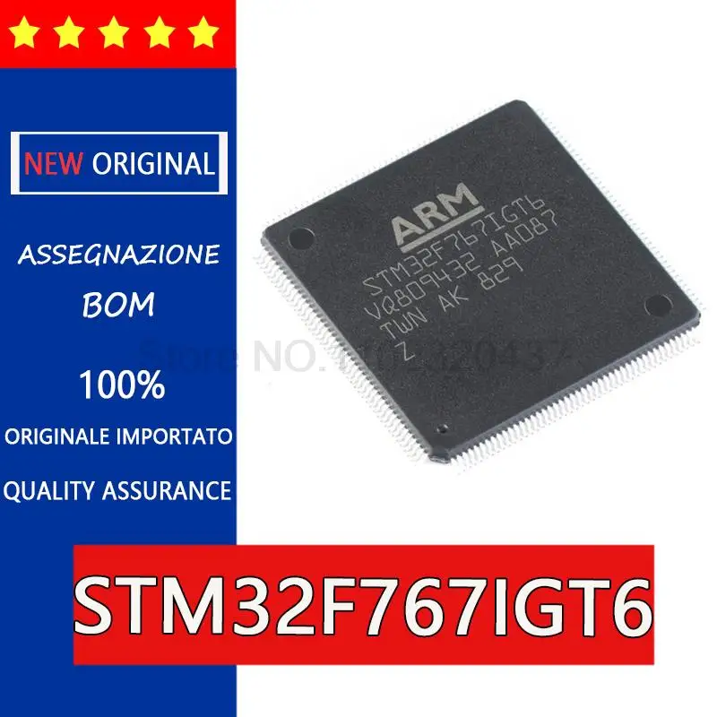 Оригинальный STM32 поставщик STM32F767IGT6 LQFP-176 32-битный микроконтроллер-Микроконтроллеры MCU 32F767IGT6
Оригинальный STM32 поставщик STM32F767IGT6 LQFP-176 32-битный микроконтроллер-Микроконтроллеры MCU 32F767IGT6