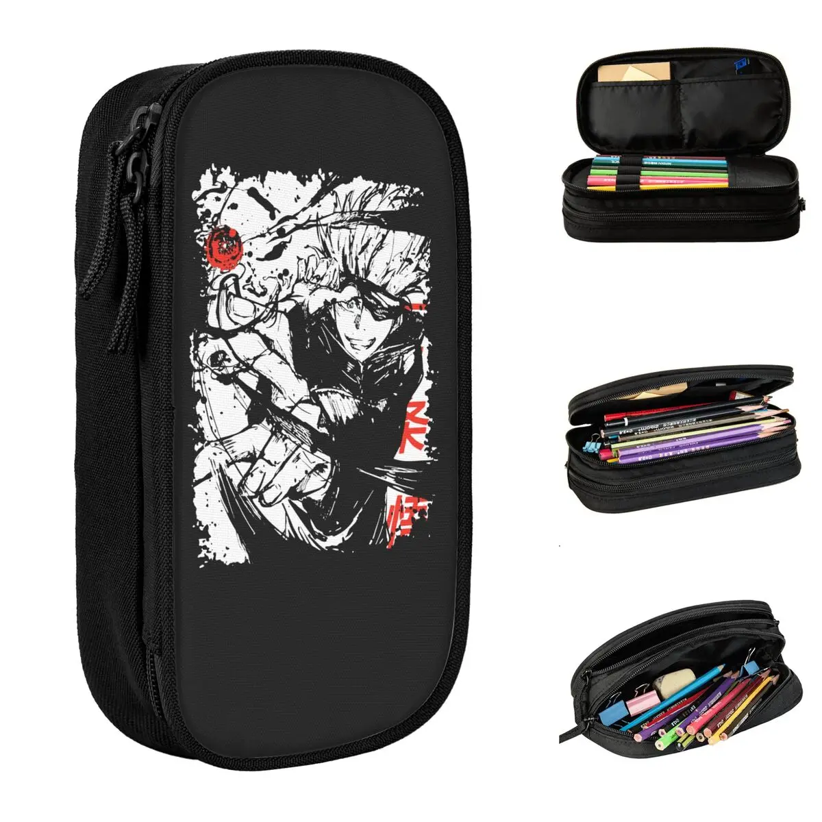 Gojo Satoru Limitless Jujutsu Kaisen Pencil Cases Anime Pencilcases Pen Box for Girl Boy Large Storage Bags School Stationery 
Gojo Satoru Limitless Jujutsu Kaisen Pencil Cases Anime Pencilcases Pen Box for Girl Boy Large Storage Bags School Stationery