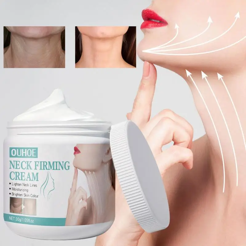 

Neck Firming Tightening Cream 30g Anti Aging Anti Wrinkle Whitening Collagen Moisturizer For V Shape Chin Young Neck Skin