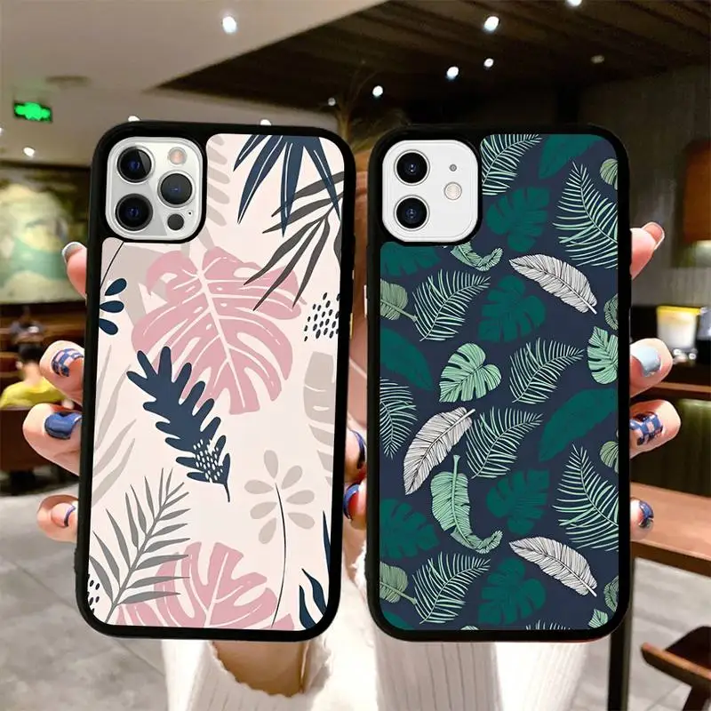 Palm Tree Leaves Phone Case Silicone PC+TPU Case for iPhone 11 12 13 Pro Max 8 7 6 Plus X SE XR Hard Fundas
Palm Tree Leaves Phone Case Silicone PC+TPU Case for iPhone 11 12 13 Pro Max 8 7 6 Plus X SE XR Hard Fundas