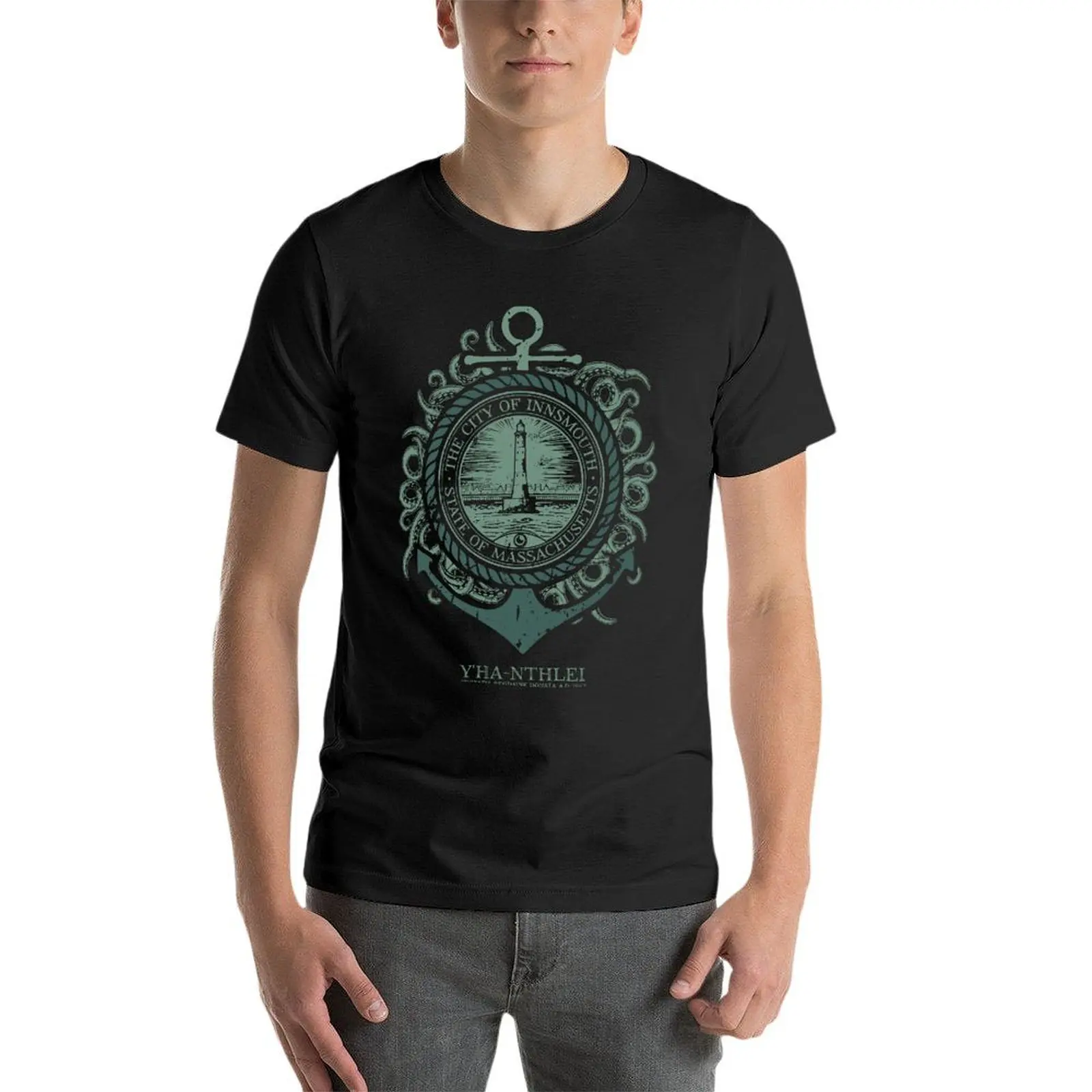 Innsmouth City Seal - H P Lovecrafts Call Of Cthulhu Inspired Oversize Tshirt Printed Mens Clothing Short Sleeve Streetwear Big
Innsmouth City Seal - H P Lovecrafts Call Of Cthulhu Inspired Oversize Tshirt Printed Mens Clothing Short Sleeve Streetwear Big