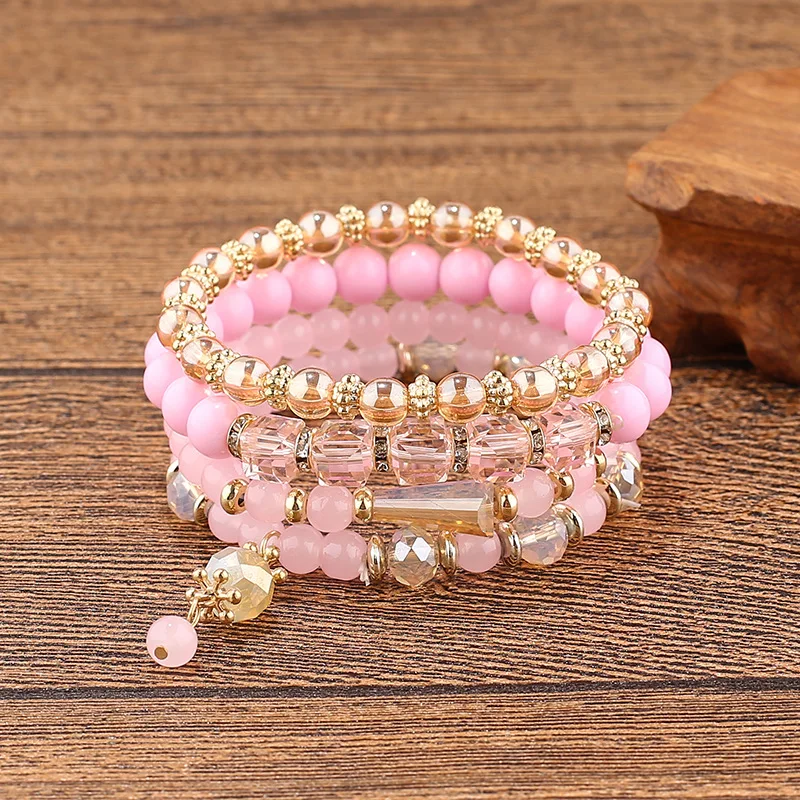 Charm Multilayer Round Geometric Beads Bracelet Set For Women Men Wrap Adjustable Boho Friendship Party Jewelry Gift Accessories
Charm Multilayer Round Geometric Beads Bracelet Set For Women Men Wrap Adjustable Boho Friendship Party Jewelry Gift Accessories