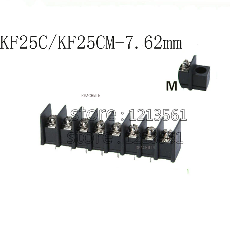 KF25C/KF25CM-7.62mm Barrier Terminal Blocks pitch 7.62mm Brass Connector 300V 30A
KF25C/KF25CM-7.62mm Barrier Terminal Blocks pitch 7.62mm Brass Connector 300V 30A