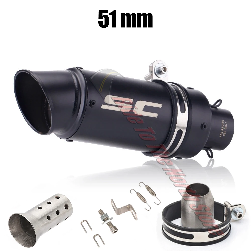 Универсальный 51 60 мм глушитель SC Escape с DB Killer для Kawasaki Yamaha Honda Suzuki Bmw Ktm GP Project Racing Tail Pipe
Универсальный 51 60 мм глушитель SC Escape с DB Killer для Kawasaki Yamaha Honda Suzuki Bmw Ktm GP Project Racing Tail Pipe