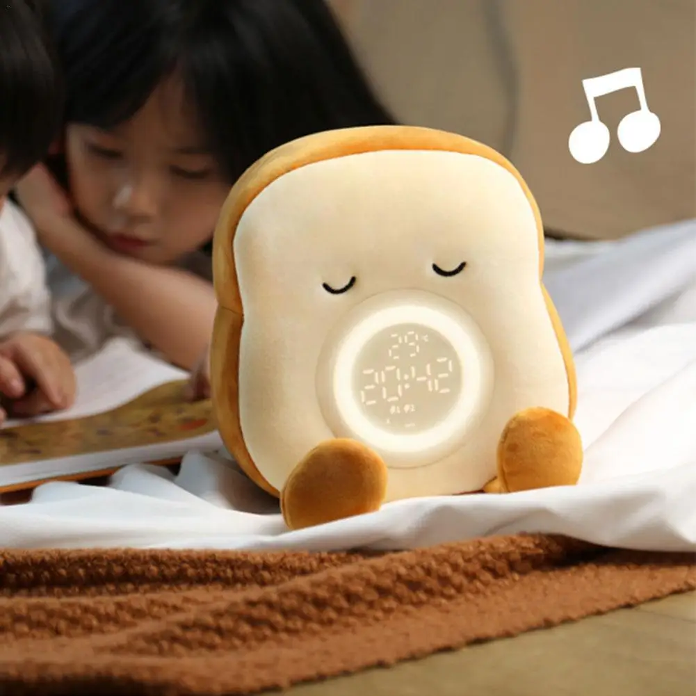 Cute Alarm Clock Bedroom Clock Cozy Toast Bread Plushies Rechargeable Dimmable Bedside Night Light Decor Gifts For Kids H9v2
Cute Alarm Clock Bedroom Clock Cozy Toast Bread Plushies Rechargeable Dimmable Bedside Night Light Decor Gifts For Kids H9v2