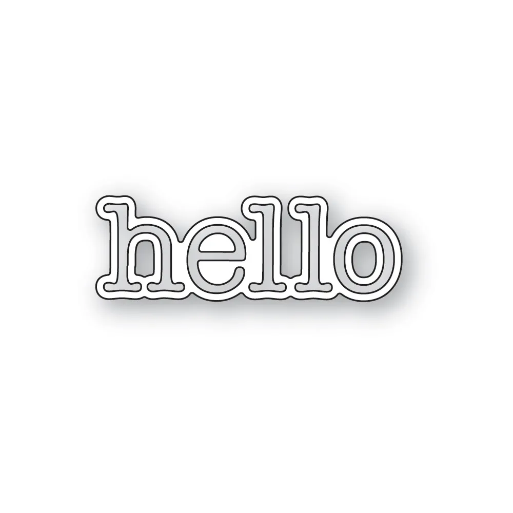 2022 New Hello Daily Script Metal Cutting Dies Diy Scrapbooking Greeting Cards Paper Album Crafts Decoration Embossing Molds
2022 New Hello Daily Script Metal Cutting Dies Diy Scrapbooking Greeting Cards Paper Album Crafts Decoration Embossing Molds