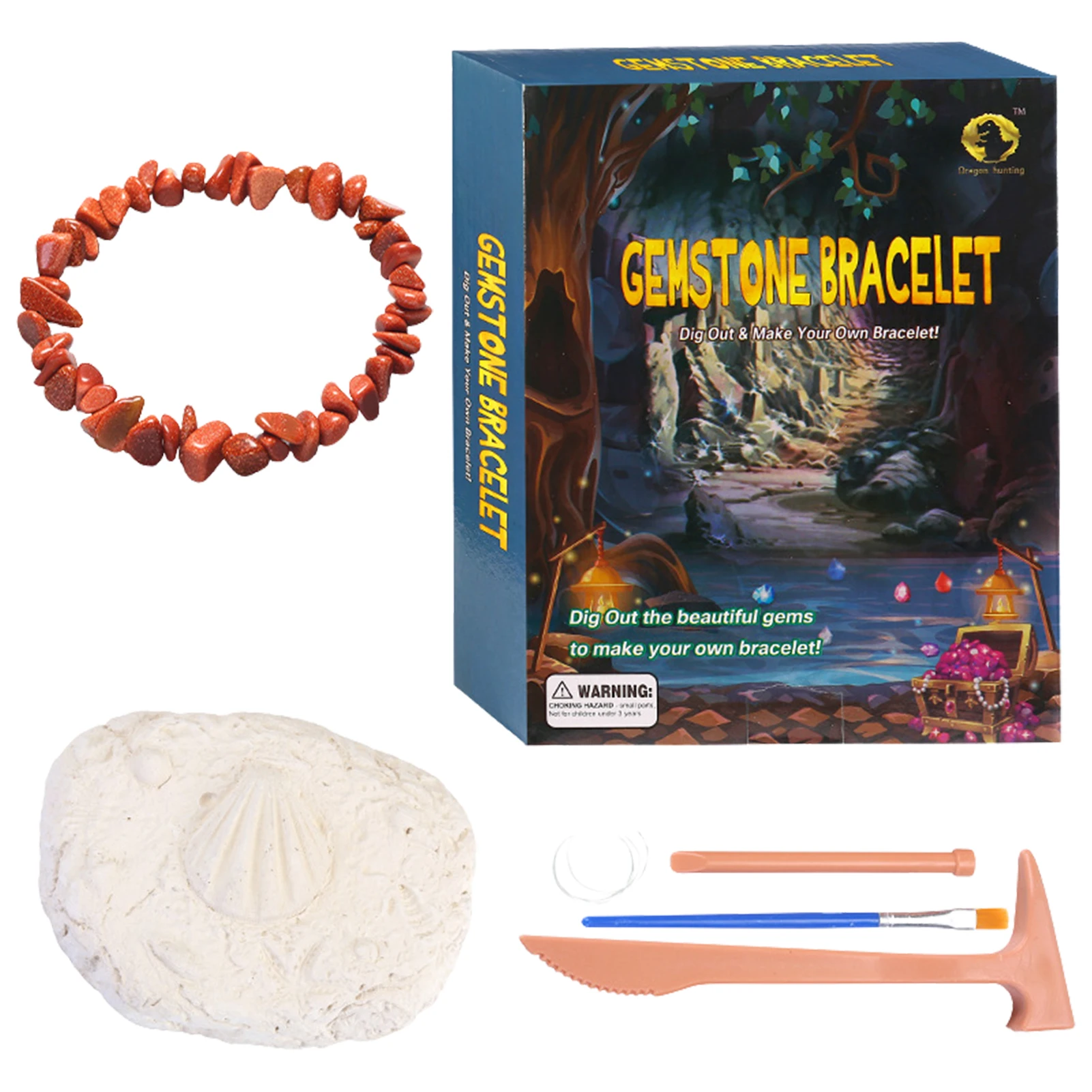 Gemstone Bracelet Making Kit Dig Up Gemstones For DIY Bracelet Making STEM Educational DIY Toys Science Kit Mining Gifts for
Gemstone Bracelet Making Kit Dig Up Gemstones For DIY Bracelet Making STEM Educational DIY Toys Science Kit Mining Gifts for