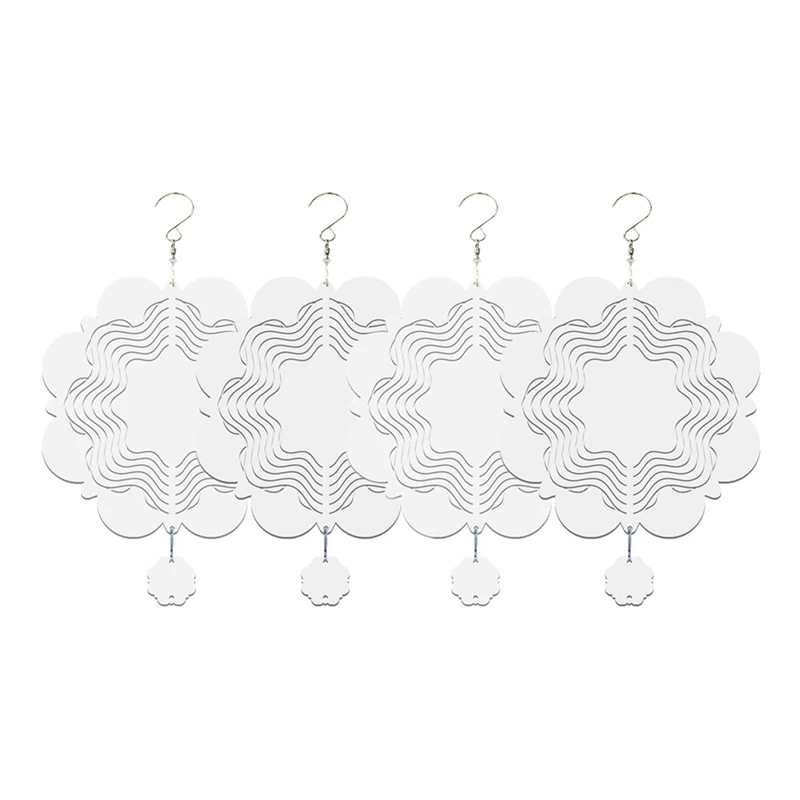 4Pcs 8 Inch Sublimation Wind Spinner Blank Wind Sculpture Hanging Ornament For Yard Garden Decoration
4Pcs 8 Inch Sublimation Wind Spinner Blank Wind Sculpture Hanging Ornament For Yard Garden Decoration