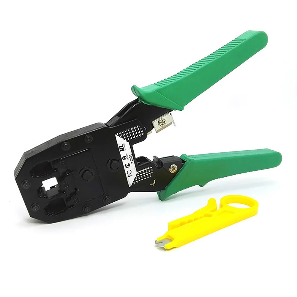 Crimping Cable Cutter Tools Pliers Multifunction Basic Network Cable Maker RJ12 RJ11 RJ45 cat5 cat6 8p8c 6P 4P Cable Stripper
Crimping Cable Cutter Tools Pliers Multifunction Basic Network Cable Maker RJ12 RJ11 RJ45 cat5 cat6 8p8c 6P 4P Cable Stripper