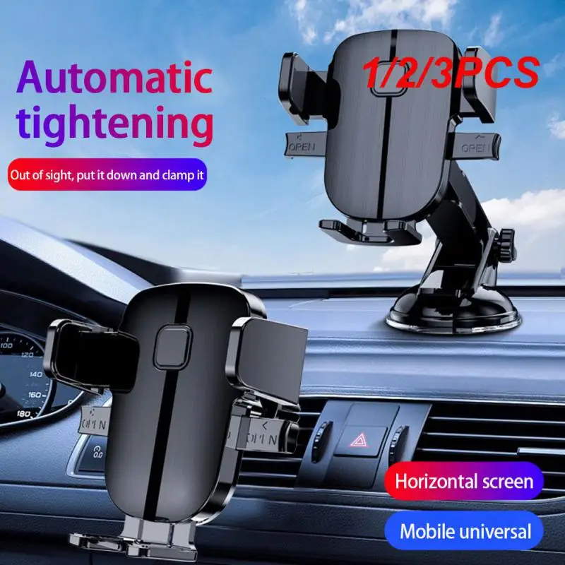 

1/2/3PCS Car Mobile Phone Holder Truck Suction Cup Navigation Rotating 360° For General Purpose Automobile Telescopic Mobile