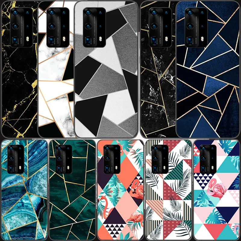 Electroplate Geometric Marble Soft Clear Phone Case For Huawei P30 Lite P10 P20 P40 P50 Pro Mate 40 Pro 30 20 10 Lite Cover Sili 
Electroplate Geometric Marble Soft Clear Phone Case For Huawei P30 Lite P10 P20 P40 P50 Pro Mate 40 Pro 30 20 10 Lite Cover Sili