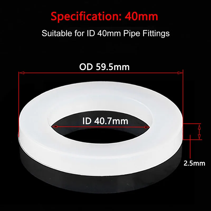 Силиконовые прокладки для труб 20 25 32 40 мм
Силиконовые прокладки для труб 20 25 32 40 мм
