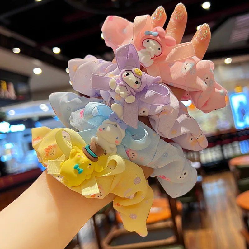 Kawaii Sanrio Hair Ring Hellokittys Mymelody Kuromi Cartoon Cute Sweet Simple Head Rope Anime Accessories Girls Birthday Gifts
Kawaii Sanrio Hair Ring Hellokittys Mymelody Kuromi Cartoon Cute Sweet Simple Head Rope Anime Accessories Girls Birthday Gifts