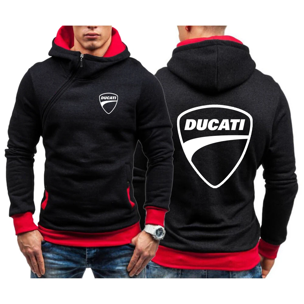 2022 Spring Autumn Mens Hoodie Ducati Print Diagonal Zipper Hoodie Sweatshirt Sportswear Streetwear Pullover Clothing
2022 Spring Autumn Mens Hoodie Ducati Print Diagonal Zipper Hoodie Sweatshirt Sportswear Streetwear Pullover Clothing