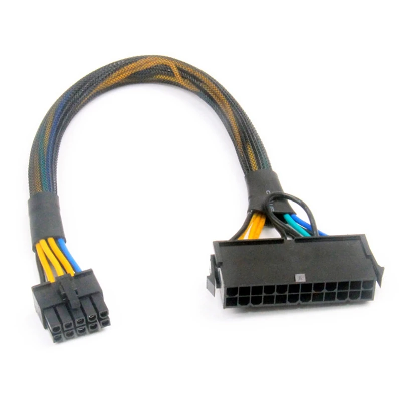 24 Pin To 10 Pin ATX PSU Main Power Adapter Braided Sleeved Cable For IBM For Lenovo PC And Servers 12-Inch(30Cm)
24 Pin To 10 Pin ATX PSU Main Power Adapter Braided Sleeved Cable For IBM For Lenovo PC And Servers 12-Inch(30Cm)