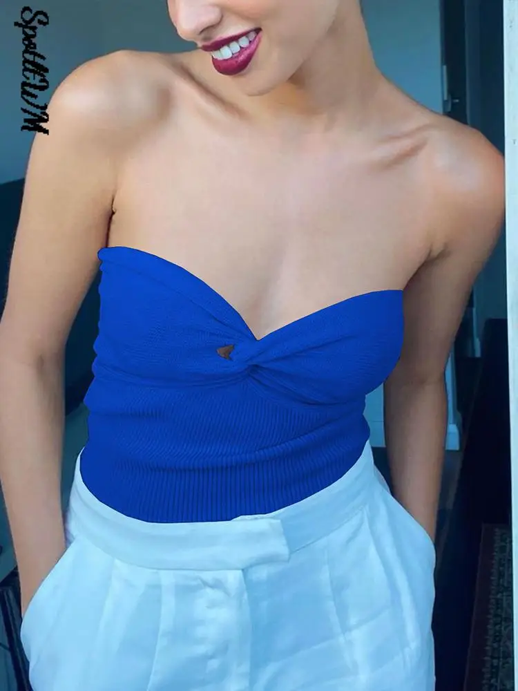 Women Fashion Elegant Solid Knit Camis Female Vintage Strapless Tops 2022 Sexy Tube Top Summer Sleeveless Backless Tank Tops
Women Fashion Elegant Solid Knit Camis Female Vintage Strapless Tops 2022 Sexy Tube Top Summer Sleeveless Backless Tank Tops
