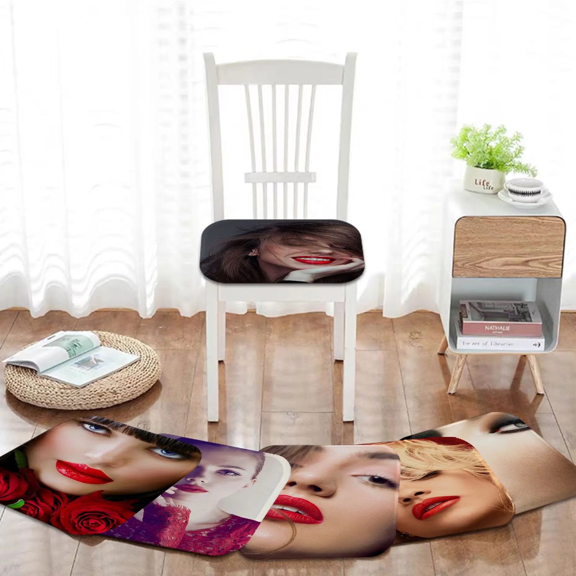 Sexy Red Lips Woman Square Plush Cushion Home Back Cushion Soft Comfortable 50x50cm Chair Mat Pad
Sexy Red Lips Woman Square Plush Cushion Home Back Cushion Soft Comfortable 50x50cm Chair Mat Pad