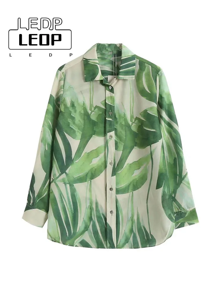 LEDP Blouse Women's 2022 Summer New Fashion Loose Chic Design Printed Shirt Retro Long Sleeve Button Print Blouse Top Women
LEDP Blouse Women's 2022 Summer New Fashion Loose Chic Design Printed Shirt Retro Long Sleeve Button Print Blouse Top Women