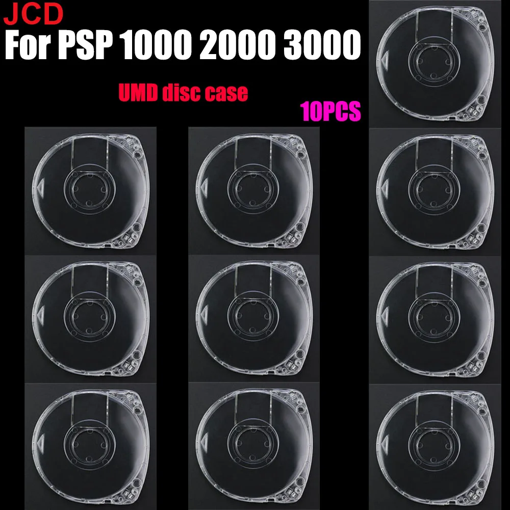 

JCD 10 pcs Replacement UMD Game Disc Storage Shell Case Cover For PSP 1000 2000 3000 Protective Box