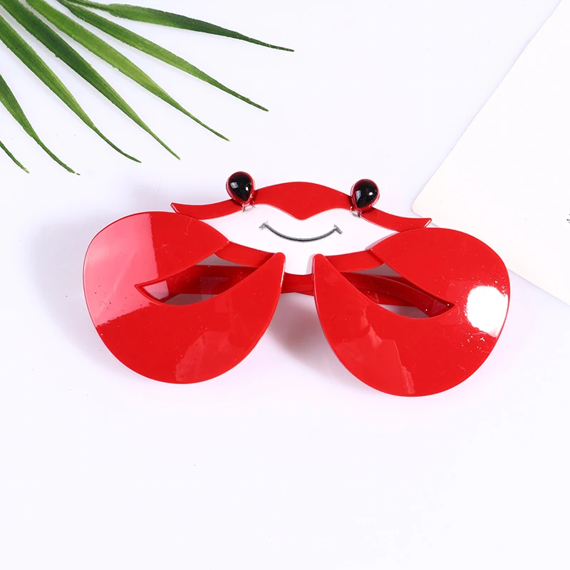 Забавные складные очки в форме краба, новинка, солнцезащитные очки, сувениры для плявечерние ринки на день рождения, праздничные вечерние ш...