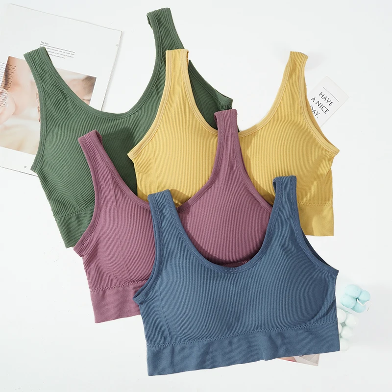 Women Sexy Tube Top New Padded Crop Tops V Beuty Back Tank Female Seamless Sports Bra Bandeau Top Lounge Bralettle Intimates
Women Sexy Tube Top New Padded Crop Tops V Beuty Back Tank Female Seamless Sports Bra Bandeau Top Lounge Bralettle Intimates