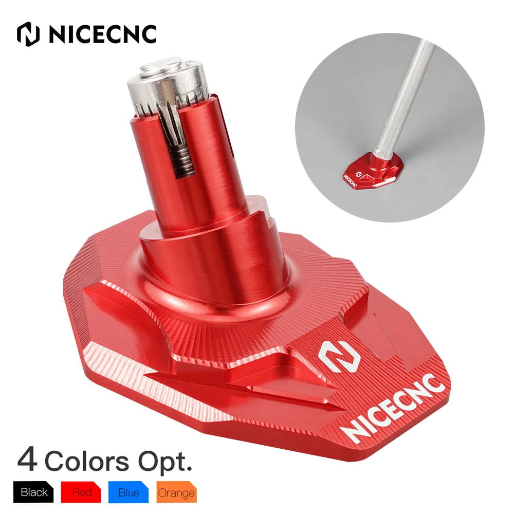 NiceCNC Kickstand Side Stand Pad Extension For GasGas 125 200 250 300 350 400 450 EX EXF EC ECF 2021-2022 KTM Husqvarna Aluminum 
NiceCNC Kickstand Side Stand Pad Extension For GasGas 125 200 250 300 350 400 450 EX EXF EC ECF 2021-2022 KTM Husqvarna Aluminum