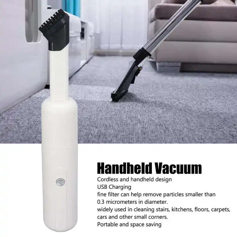 Mini Vacuum Handheld Vacuum USB Charging Powerful Suction Cordless Design Widely Used Desk Vacuum for Car Carpet Floor
Mini Vacuum Handheld Vacuum USB Charging Powerful Suction Cordless Design Widely Used Desk Vacuum for Car Carpet Floor