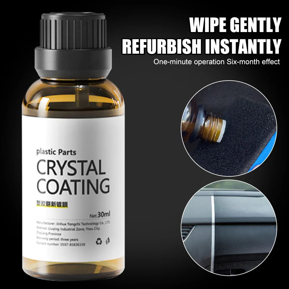 30Ml Car Plastic Restore Agent Wax Retreading Agent Renewed Plastic Restore Car Paint Car Refurbishing Agent Cleaner Accessories
30Ml Car Plastic Restore Agent Wax Retreading Agent Renewed Plastic Restore Car Paint Car Refurbishing Agent Cleaner Accessories