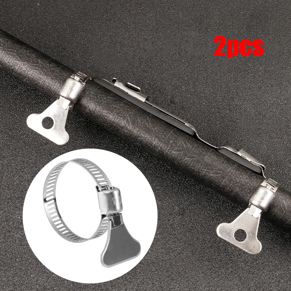 2pcs Fishing Rods Handle Holder Reel Base Clamp Adjustable Stainless Steel Fishing Equipments Accessories For Fishing
2pcs Fishing Rods Handle Holder Reel Base Clamp Adjustable Stainless Steel Fishing Equipments Accessories For Fishing