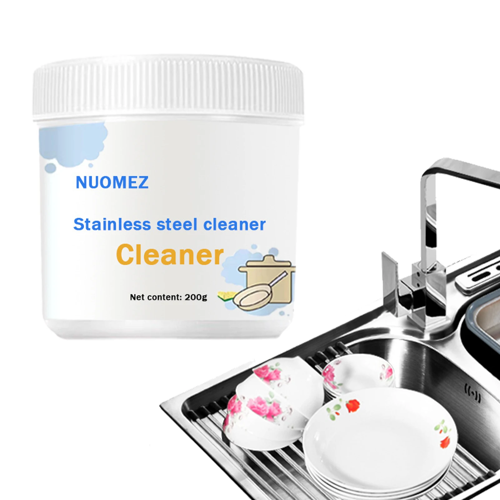 Инструмент для чистки посуды, бытовая кухонная паста, твердые поверхности, универсальный очиститель, средство для удаления пятен от масла 
Инструмент для чистки посуды, бытовая кухонная паста, твердые поверхности, универсальный очиститель, средство для удаления пятен от масла