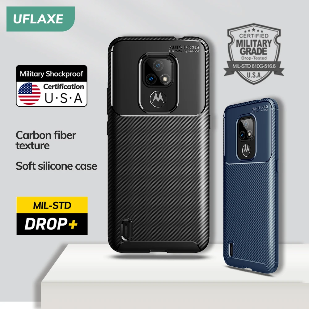 Shockproof Soft Silicone Case for Motorola Moto E7 Plus Moto E7 Power Carbon Fiber Back Cover Casing
Shockproof Soft Silicone Case for Motorola Moto E7 Plus Moto E7 Power Carbon Fiber Back Cover Casing