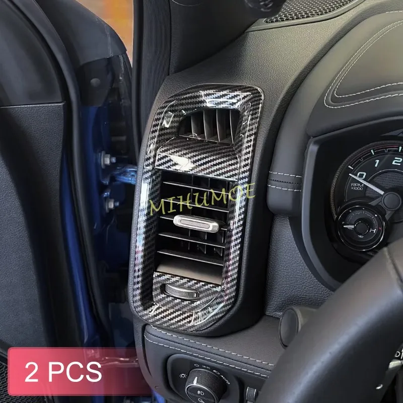 Для Dodge Ram 1500 2019-2024 внутренняя центральная консоль приборная панель боковая крышка вентиляционного отверстия отделка углеродное волокно 2023 2022 2021 2020 
Для Dodge Ram 1500 2019-2024 внутренняя центральная консоль приборная панель боковая крышка вентиляционного отверстия отделка углеродное волокно 2023 2022 2021 2020