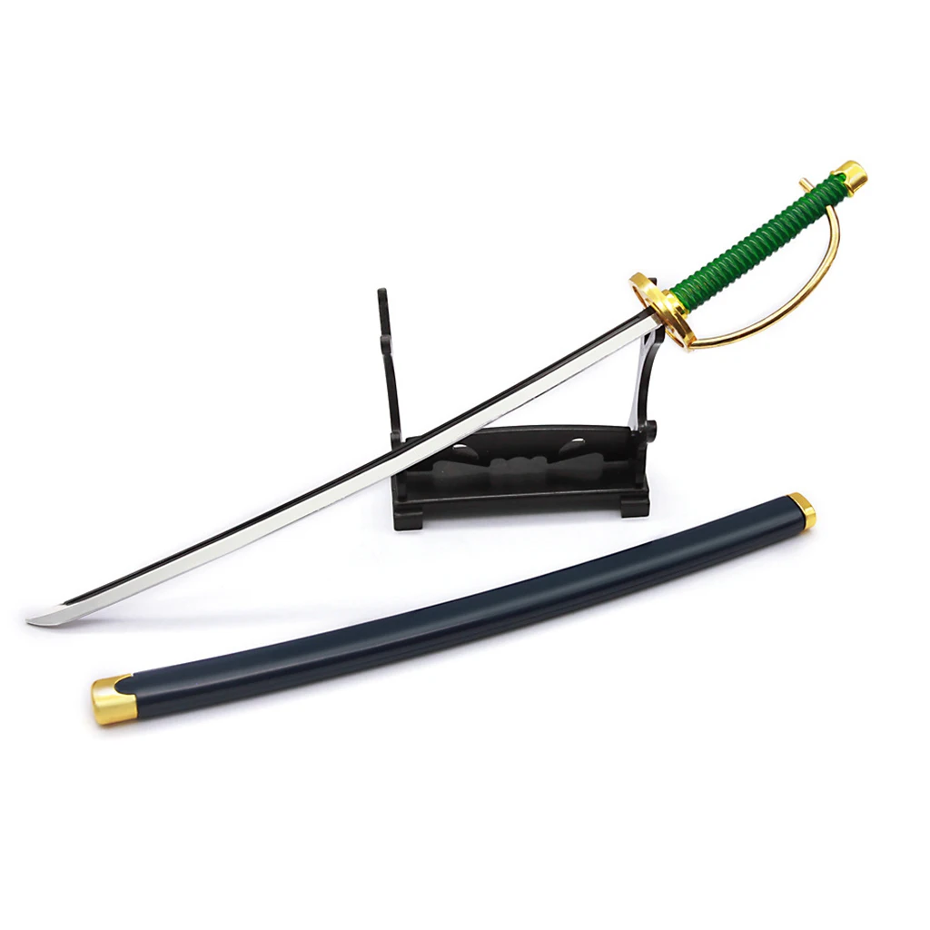 Japanese Anime Shanks Katana Model,Mini Metal Samurai Sword Action Figure Toy for Christmas Halloween Gift 
Japanese Anime Shanks Katana Model,Mini Metal Samurai Sword Action Figure Toy for Christmas Halloween Gift