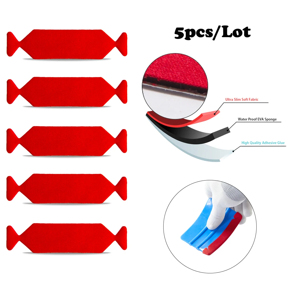 5pcs 3-Layers Waterproof Microfiber Felt Cloth for 10cm Squeegee Window Tint Tools Car Vinyl Carbon Fiber Film Wrap Scraper Edge
5pcs 3-Layers Waterproof Microfiber Felt Cloth for 10cm Squeegee Window Tint Tools Car Vinyl Carbon Fiber Film Wrap Scraper Edge