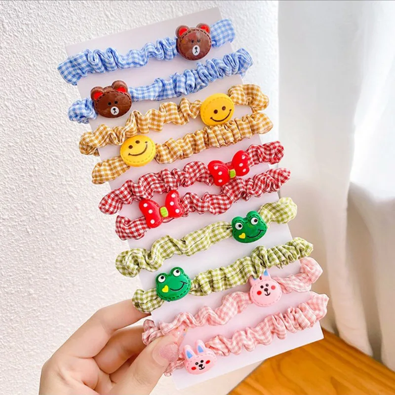 10Pcs/Set Bear Animal Frog Hair Accessories Children Rubber Bands Scrunchies Elastic Hair Bands Girls Headband Decorations Ties
10Pcs/Set Bear Animal Frog Hair Accessories Children Rubber Bands Scrunchies Elastic Hair Bands Girls Headband Decorations Ties